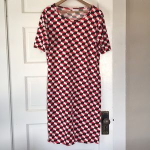 Lularoe geometric print dress
